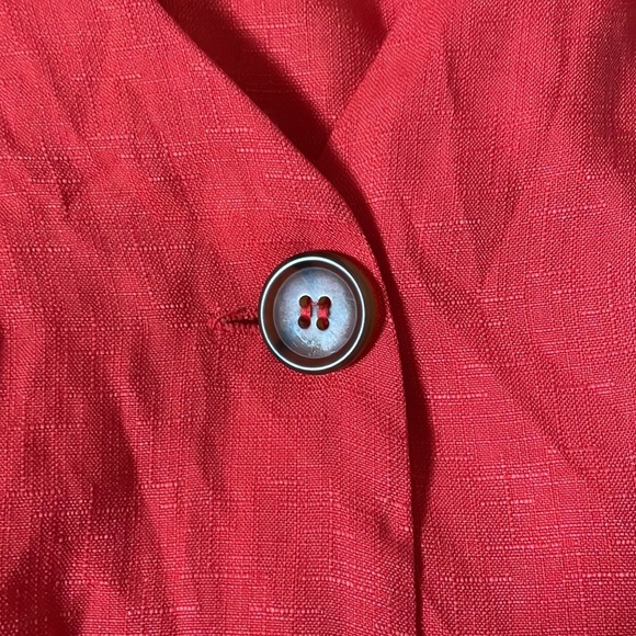 One Clothing Linen Style Button Down Blouse - Picture 3 of 6